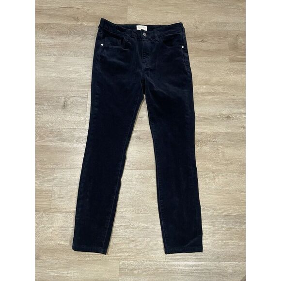 Anthropologie Denim - Anthropologie Pilcro‎ Women's Size 27 Dark Navy Blue Corduroy High Rise Skinny
